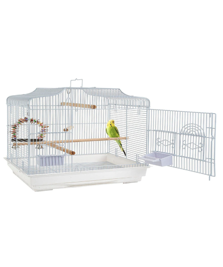 Rainforest Cages Puerto Rica Small Bird Cage - White